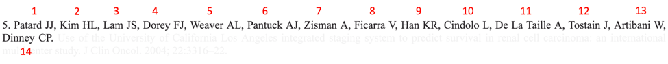 Number of authors