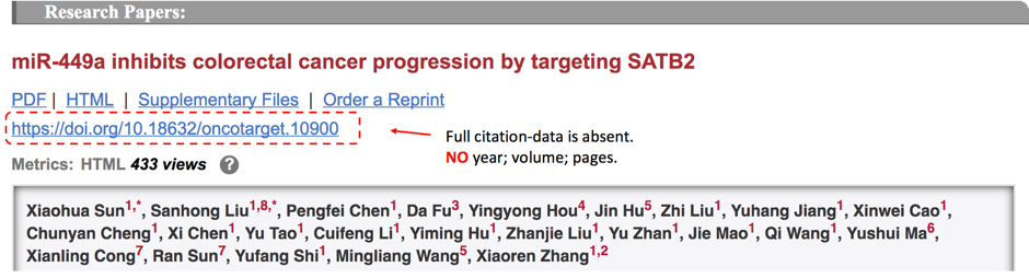 Full citation data