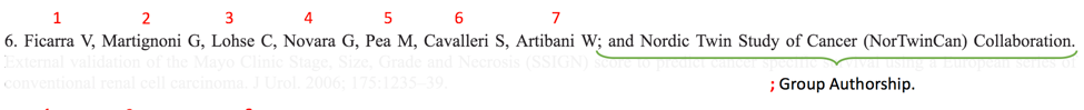 Group Authorship